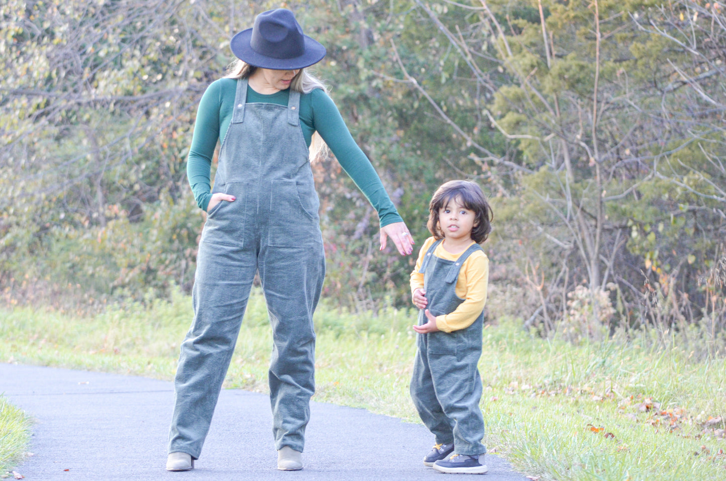 Cordy Adult Jumpsuit in Olive
