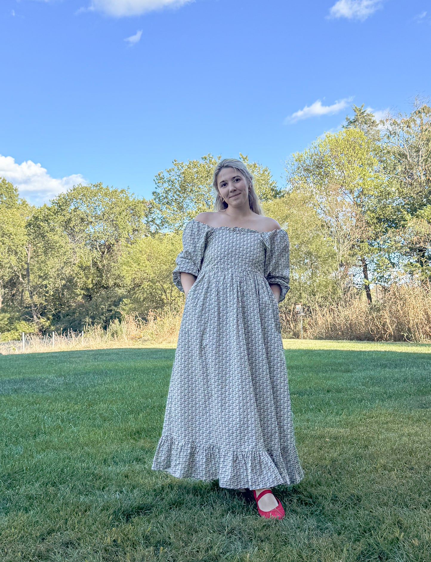 Jolly Womens LS Midi Dress
