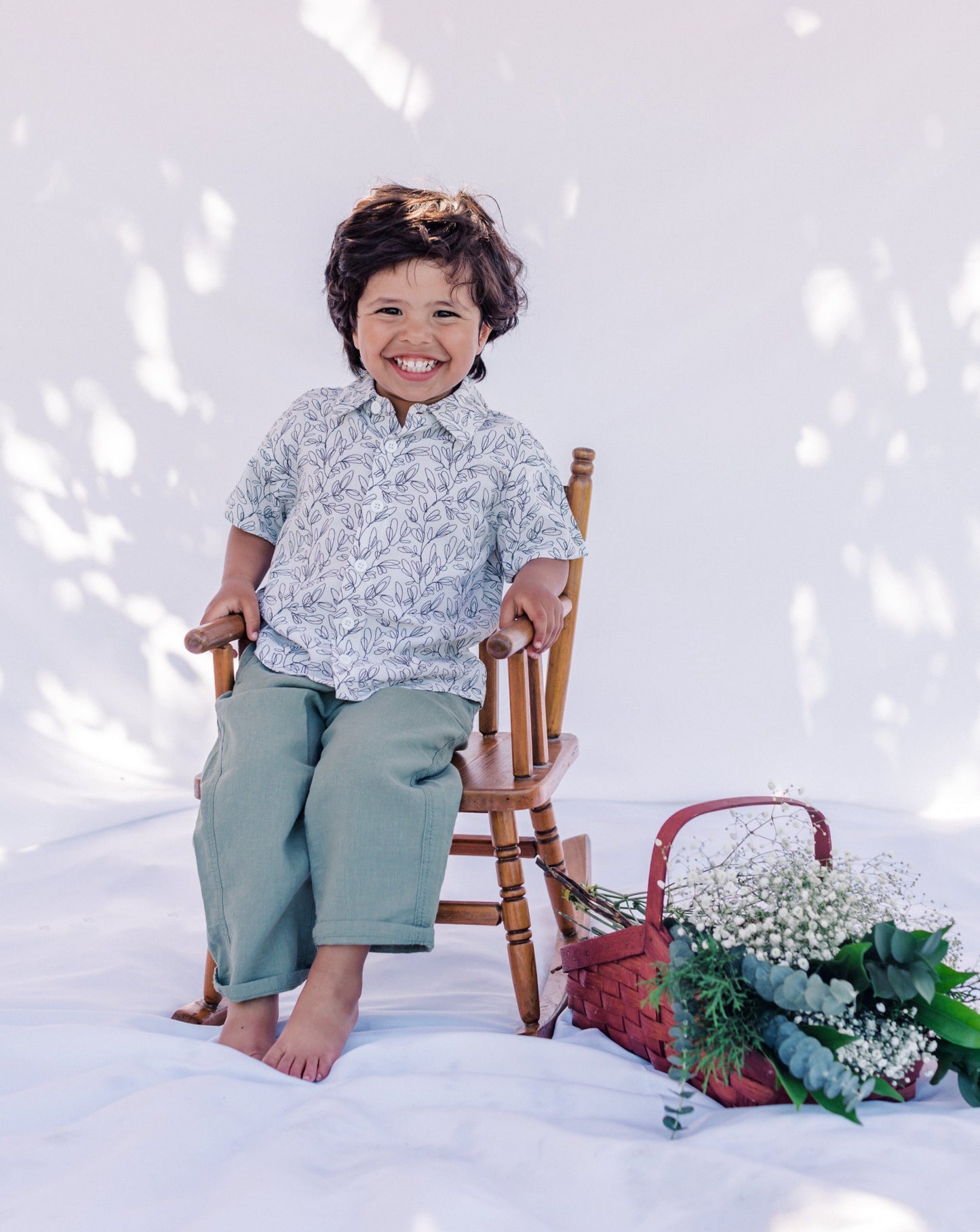 Wispy Childrens Button Down Shirt