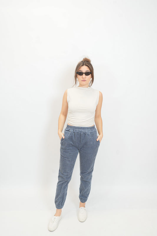 Cordy Adult Pants in Navy