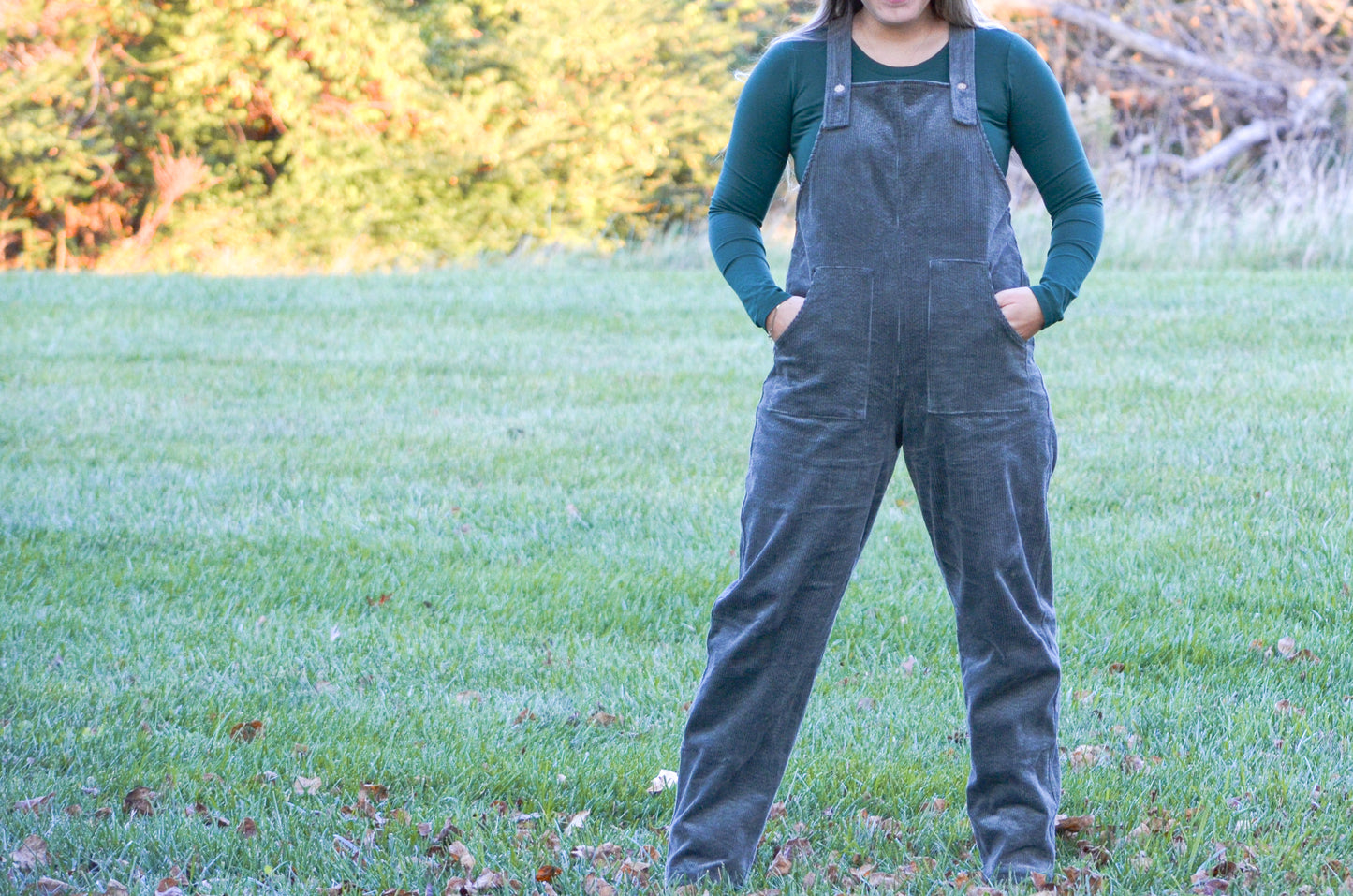 Cordy Adult Jumpsuit in Olive