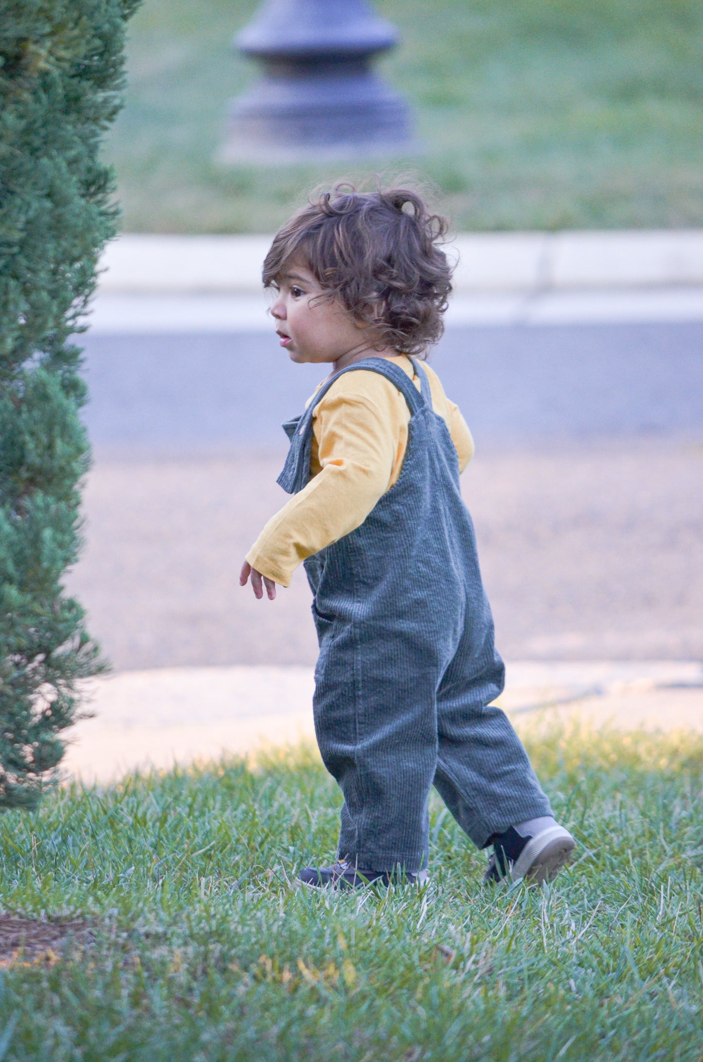 Cordy Infant/Childrens Jumpsuit in Olive