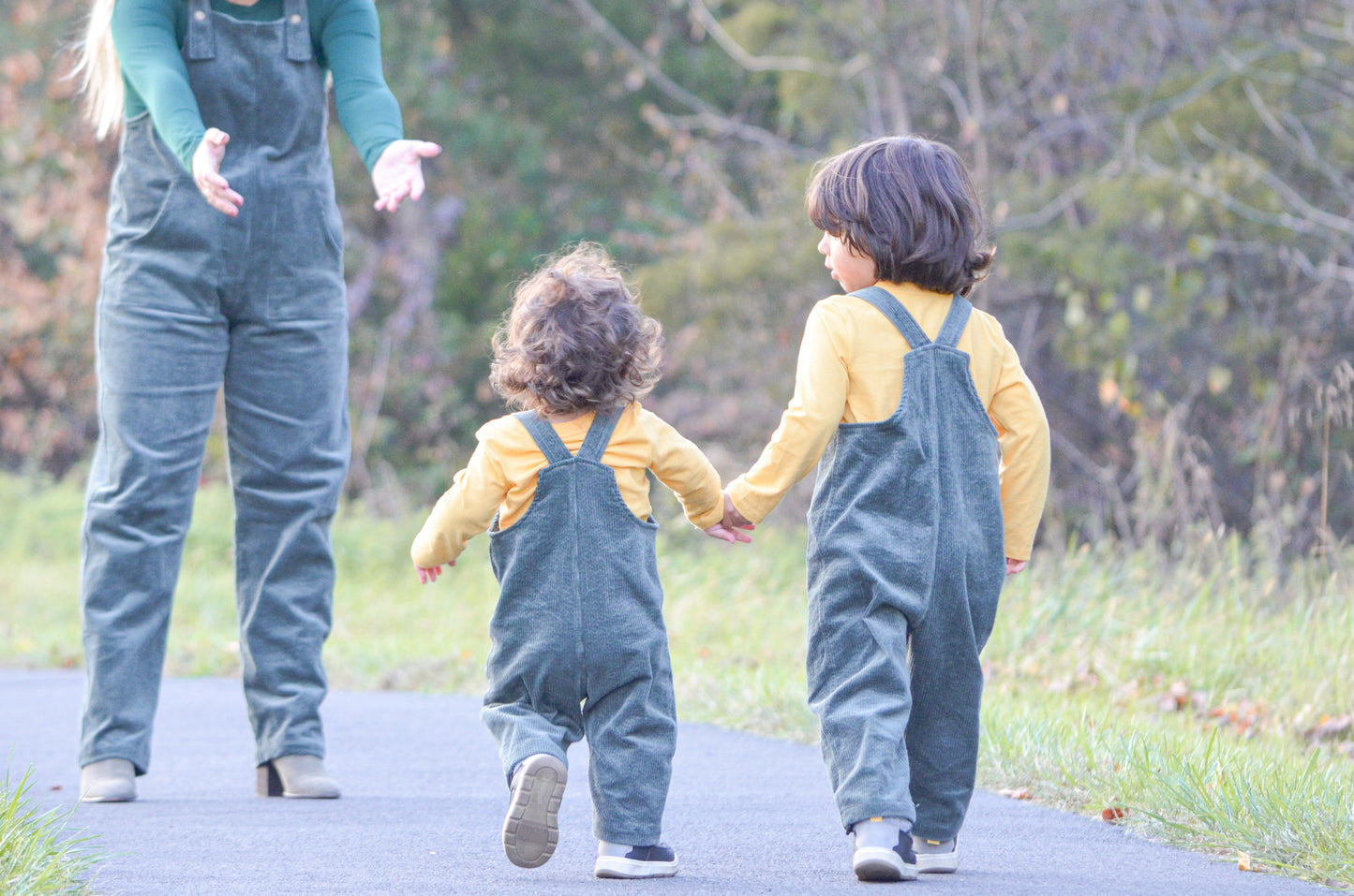 Cordy Infant/Childrens Jumpsuit in Olive