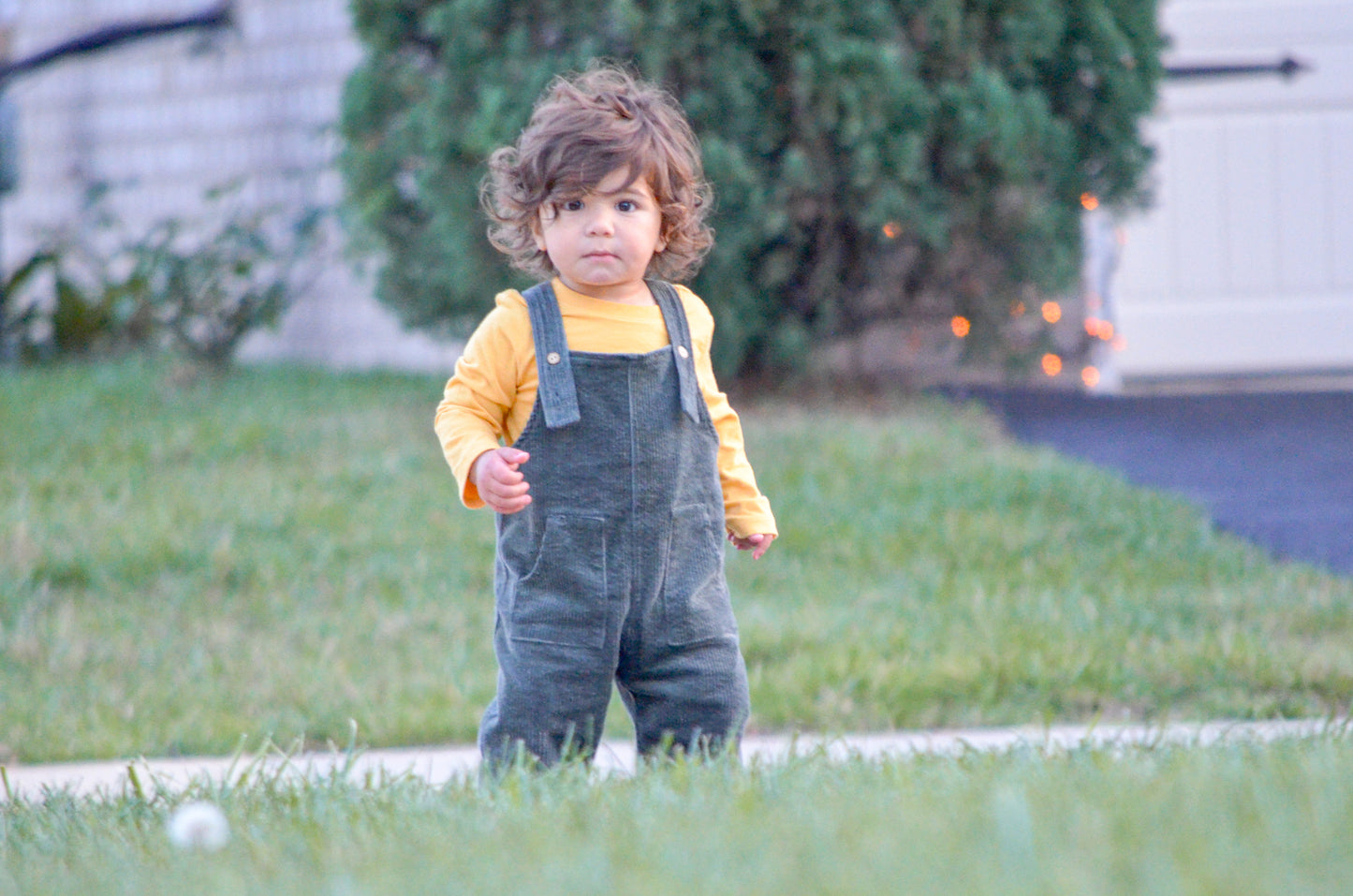 Cordy Infant/Childrens Jumpsuit in Olive